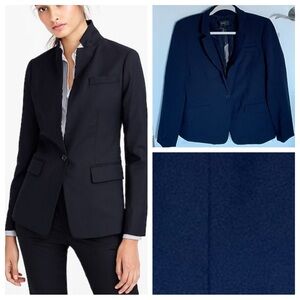 New! J. Crew Regent single button stretch Blazer navy 47840